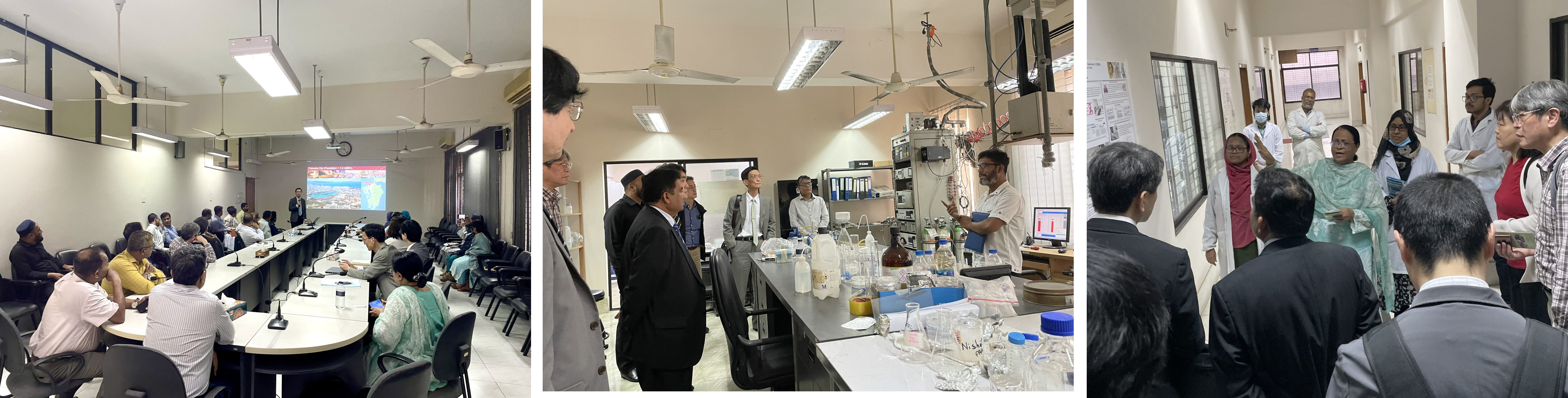 ダッカ大学にて　(2024年3月6日)