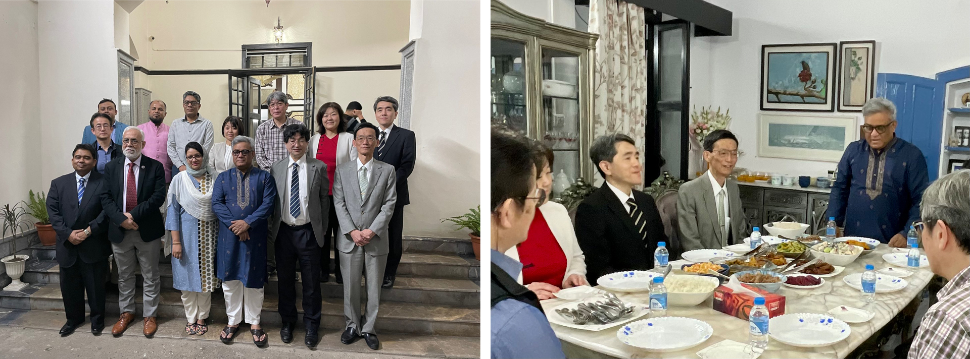 ダッカ大学学長の邸宅。イギリス統治時代に建てられた歴史ある建築物である(2024年3月6日)