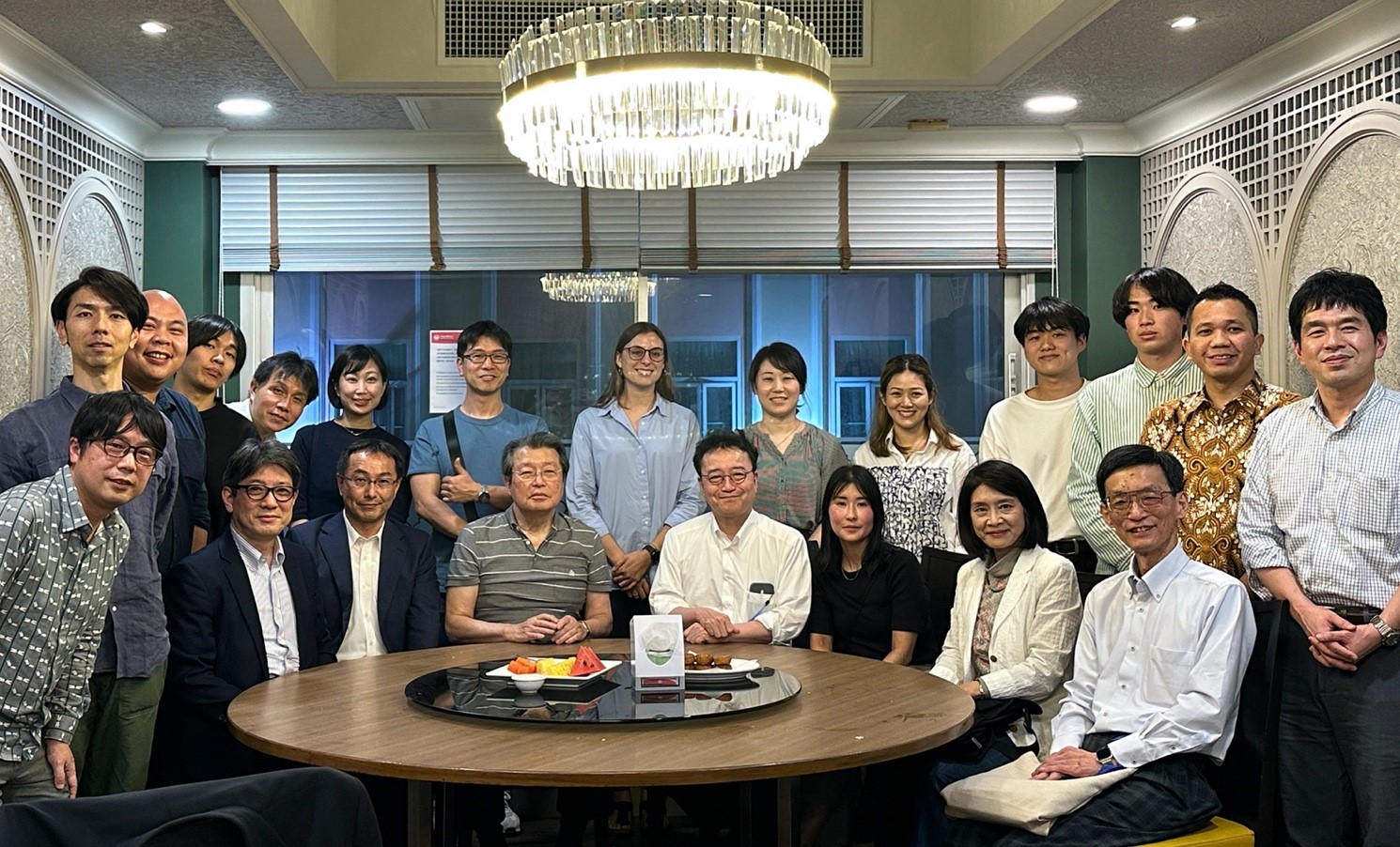 バンコク到着当日，九州大学メンバーによる懇親会（2024年3月10日)