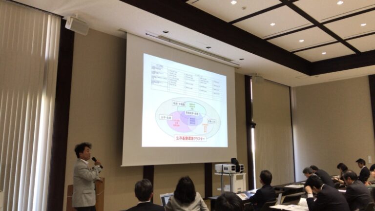 生存基盤環境クラスターの説明 荒谷 邦雄クラスター長