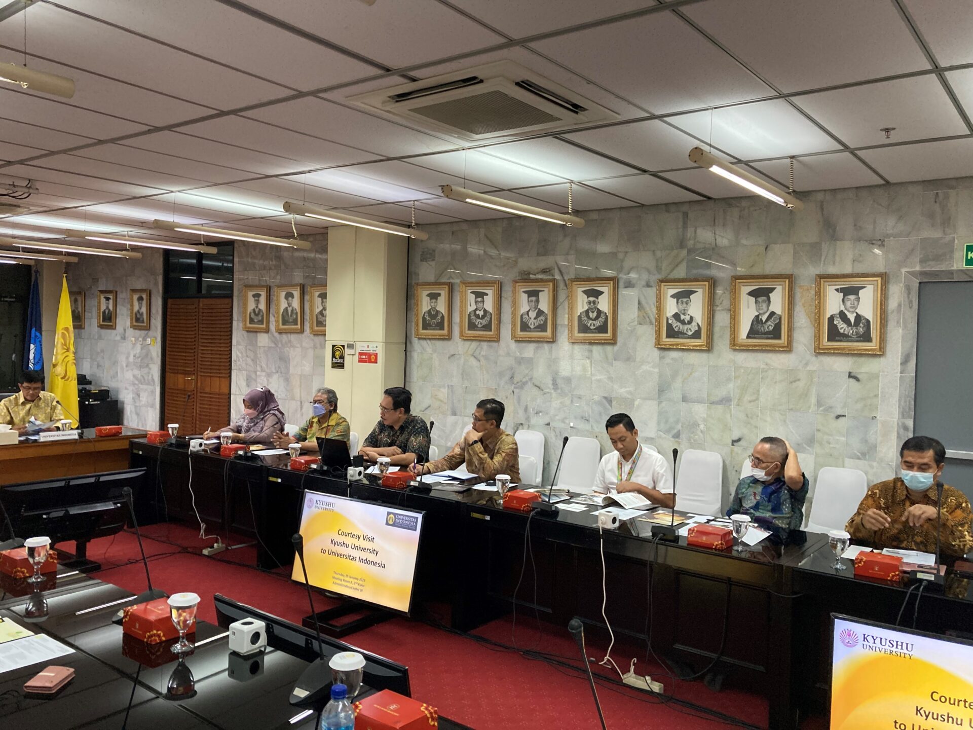 Courtesy visit to the University of Indonesia (January 19th afternoon)