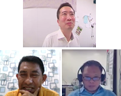 The organizer: Prof. Shimizu. The chairs: Prof. Enos (lower left) and Prof. Yoshikawa (lower right)