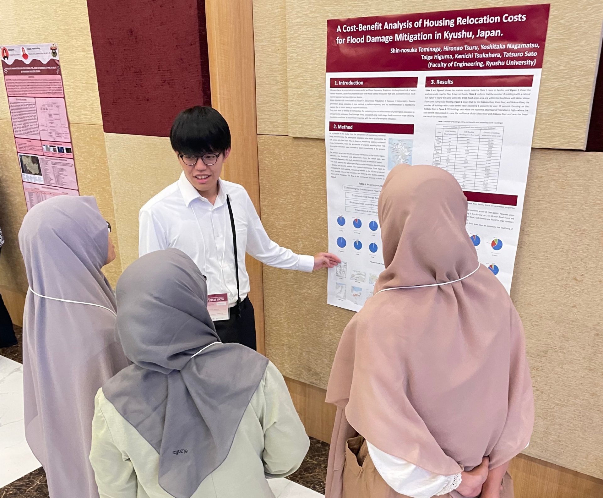 九州大学の学生によるポスター発表