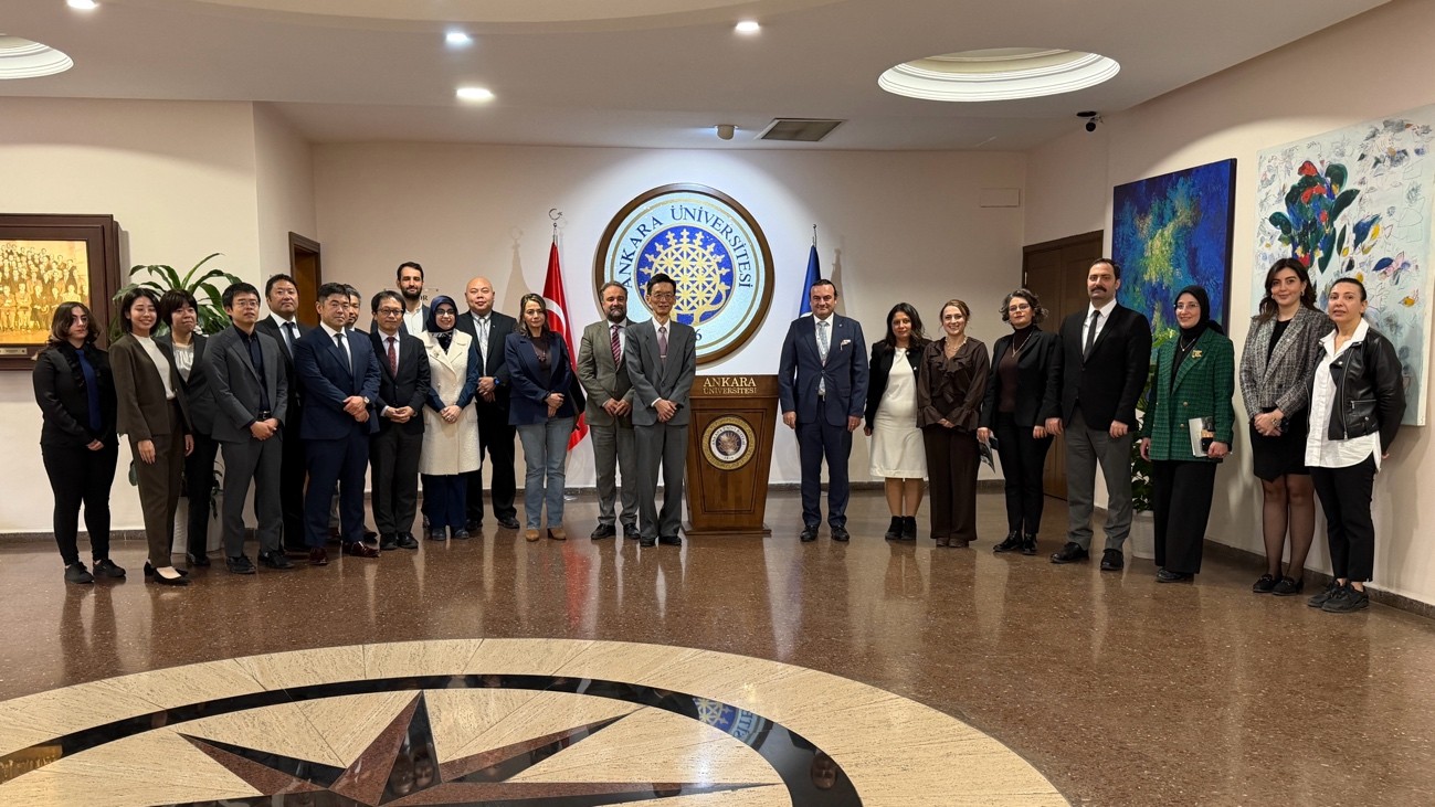 写真4. 本学と大学間交流協定を結んでいるアンカラ大学への公式訪問（2025年11月27日午前）