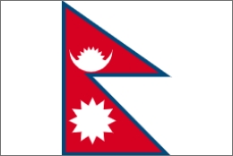 国旗：Nepal